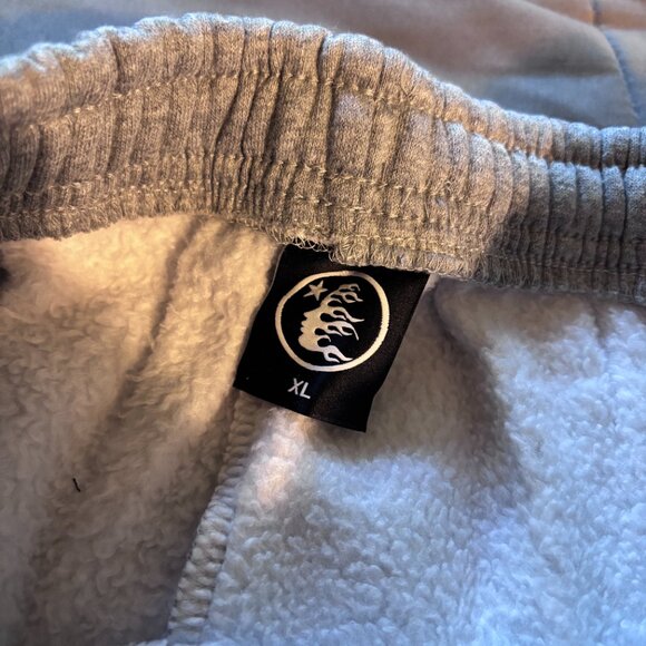 Hellstar Grey Flare Sweatpants - Picture 4 of 7